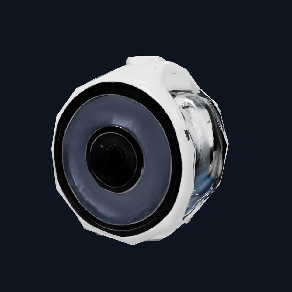 Futuristic Cylinder Device Model Pack